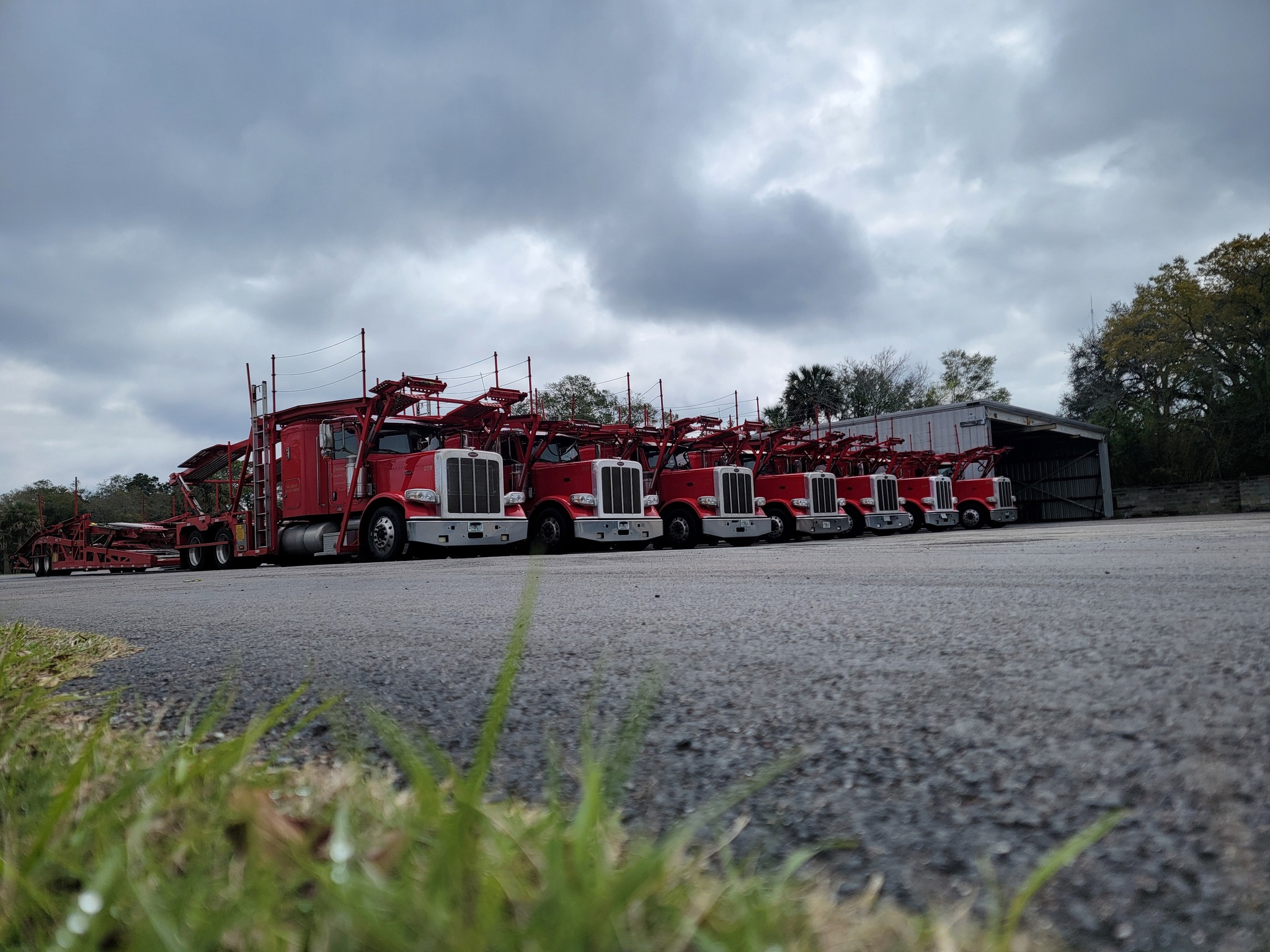 Garland Transport carrier loading a vehicle